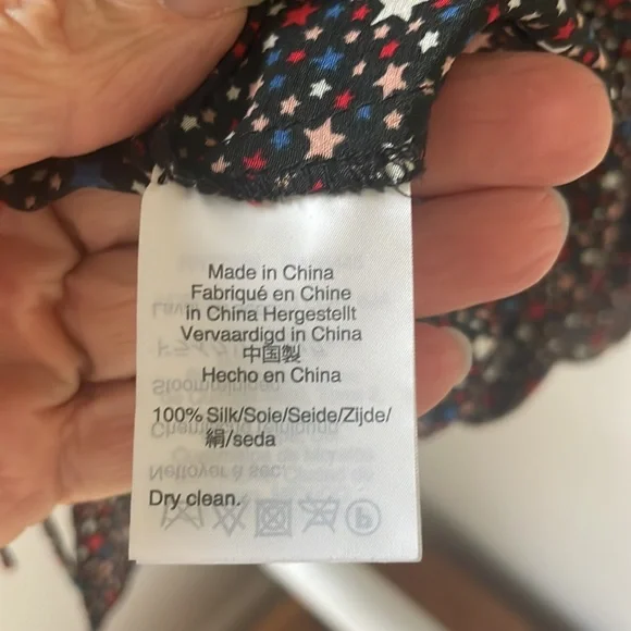 Madewell Size Small 100% Silk Long Sleeve Blouse - Picture 11 of 11